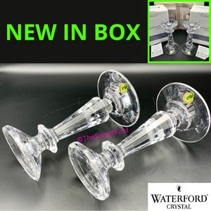 ‼️PENDING‼️ Waterford Crystal Illuminology 8" Pillar/Taper Candlesticks Holders